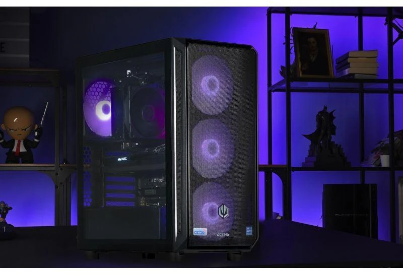 Stacionarus kompiuteris Actina 5901443410294 PC AMD Ryzen™ 7 8400F 32 GB DDR5-SDRAM 1 TB SSD Intel Arc B580 Midi Tower Juodas