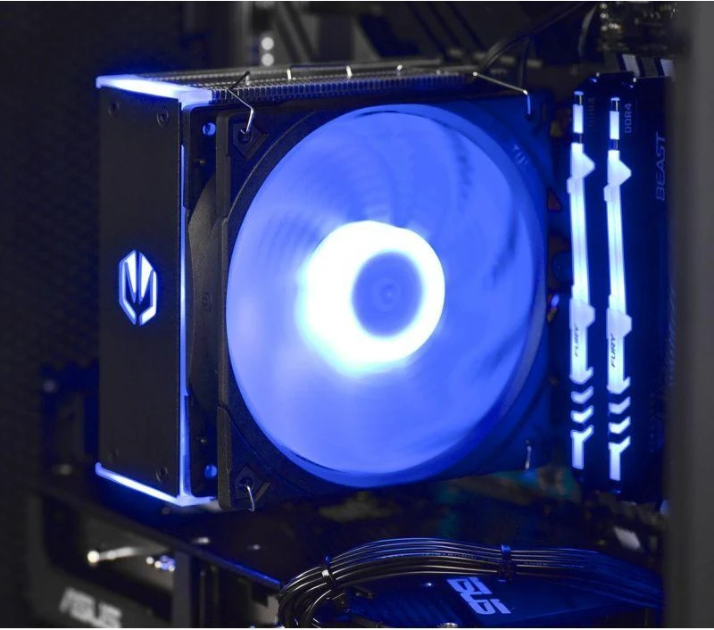 Stacionarus kompiuteris Kompiuteris - Actina AMD Ryzen 5 5600, 16 GB DDR4, 1 TB SSD, Radeon RX 7600 Juoda