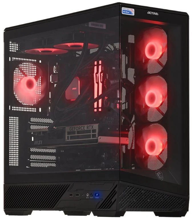 Actina 5901443440314 PC AMD Ryzen™ 5 7500X3D 32 GB DDR5-SDRAM 1 TB SSD NVIDIA GeForce RTX 5060 Ti Midi Tower Juodas