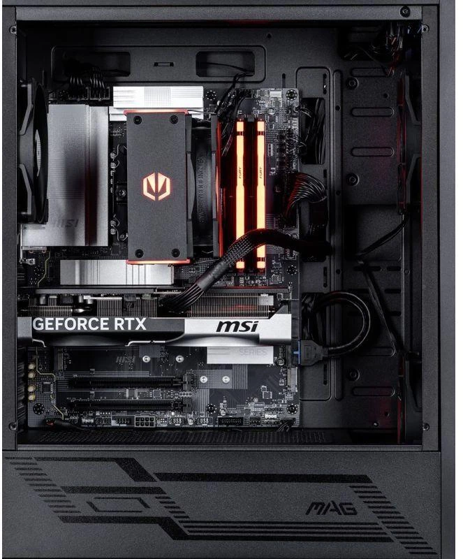 Stacionarus kompiuteris Actina 5901443421672 PC AMD RyzenTM 7 7700 32 GB DDR5-SDRAM 1 TB SSD NVIDIA GeForce RTX 5060 Ti Midi Tower Juodas