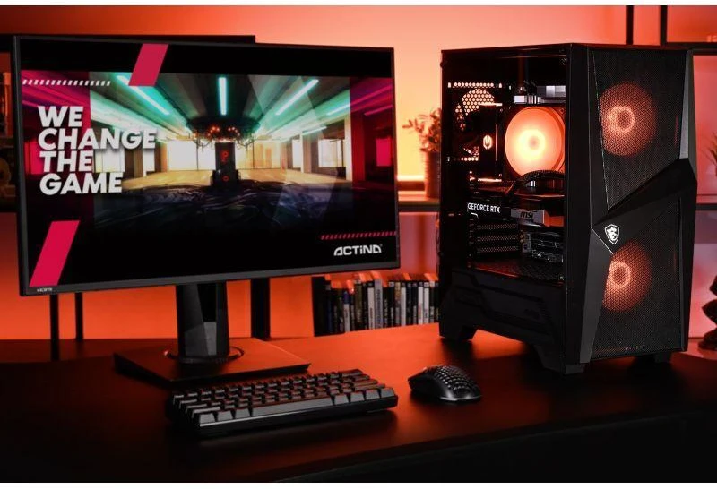 Stacionarus kompiuteris Actina 5901443421559 PC AMD Ryzen™ 7 8700F 32 GB DDR5-SDRAM 1 TB SSD NVIDIA GeForce RTX 5070 Midi Tower Juodas