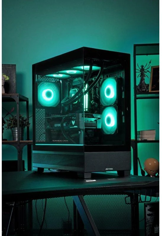 Stacionarus kompiuteris Actina 5901443421115 PC Intel® Core™ i5 i5-14600KF 32 GB DDR5-SDRAM 1 TB SSD NVIDIA GeForce RTX 5060 Midi Tower Juodas