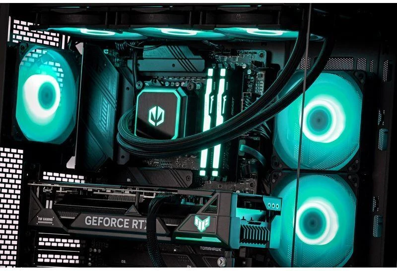 Stacionarus kompiuteris Actina 5901443416364 PC AMD Ryzen™ 7 9800X3D 32 GB DDR5-SDRAM 1 TB SSD NVIDIA GeForce RTX 5070 Midi Tower Juodas