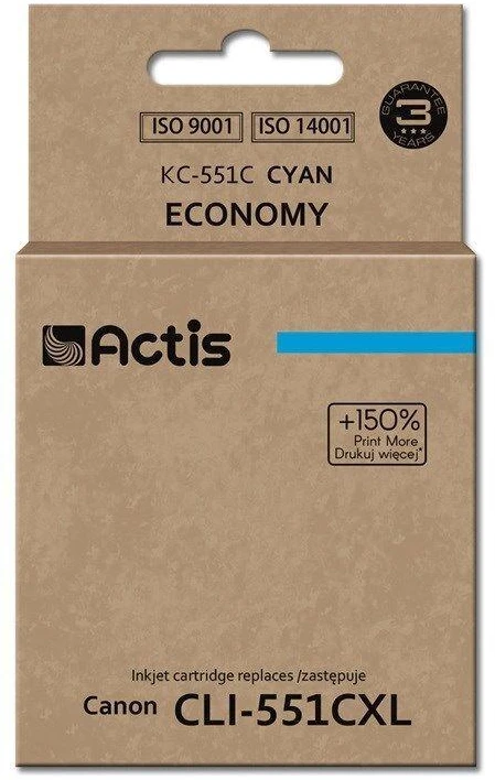 Spausdintuvo Rašalas - Actis KC-551C Mėlynas 12 Ml