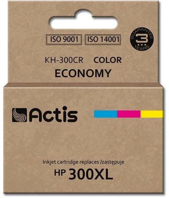 Rašalo Kasetė - Actis KH-300CR Suderinama Su HP 300XL Spalvota 21 ml