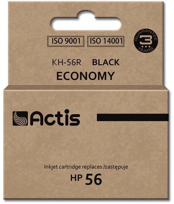 Rašalinė kasetė Actis KH-56R ink  HP spausdintuvui; HP 56 C6656A replacement; Standard; 20 ml; juodas