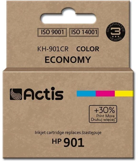 Rašalo Kasetė - Actis KH-901CR, Spalvotas, 21 ml