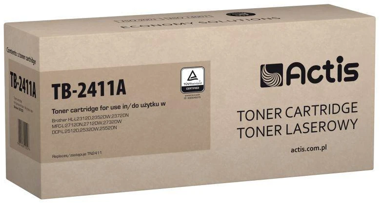 Tonerio Kasetė - Actis TB-2411A (Pakaitinis Brother TN-2411; Standartinis; 1200 Puslapių; Juodas)