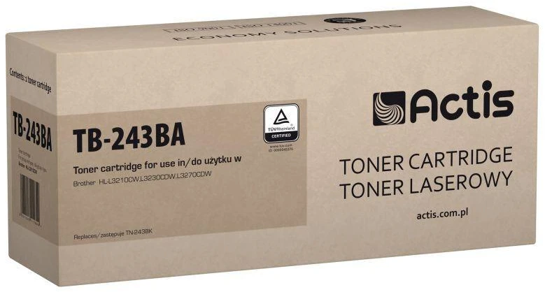 Toneris ACTIS TB-243BA (pakaitinis Brother TN-243BK, standartinis, 1000 puslapių, juodas)
