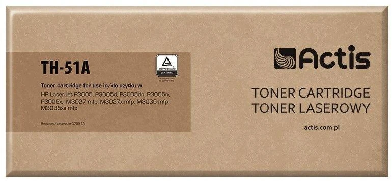 Tonerio Kasetė - Actis TH-51A Juoda