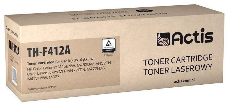 Tonerio Kasetė - Actis TH-F412A, Geltona