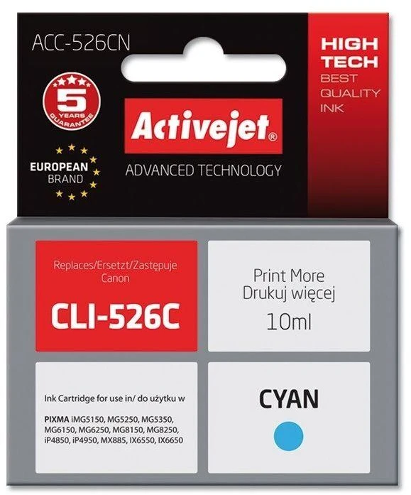ACTIVEJET CLI-526C melsva rašalinė