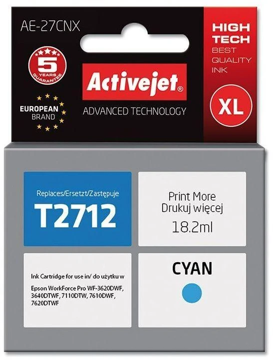 Spausdintuvo Kasetė - Activejet AE-27CNX Mėlyna