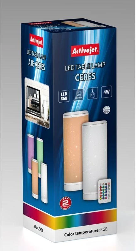 Activejet LED decorative lamp AJE-CERES RGB