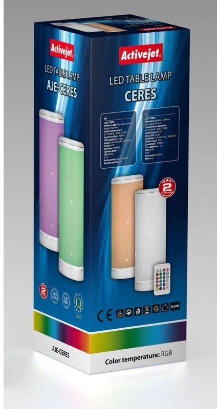 Activejet LED decorative lamp AJE-CERES RGB