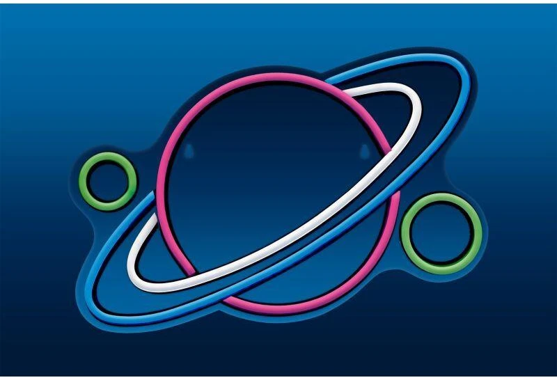 ActiveJet Aktyvuotas AJE-NEON PLANET LED neonas