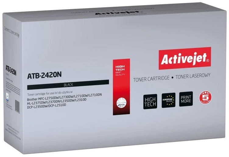 Tonerio Kasetė - Activejet ATB-2420N 3000 Puslapių Juoda