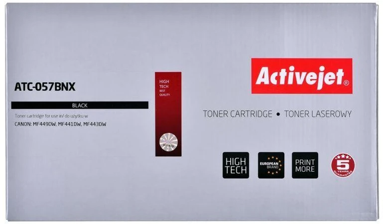 Tonerio Kasetė - Activejet ATC-057BNX Didelio Išeigos 10000 Puslapių Juoda