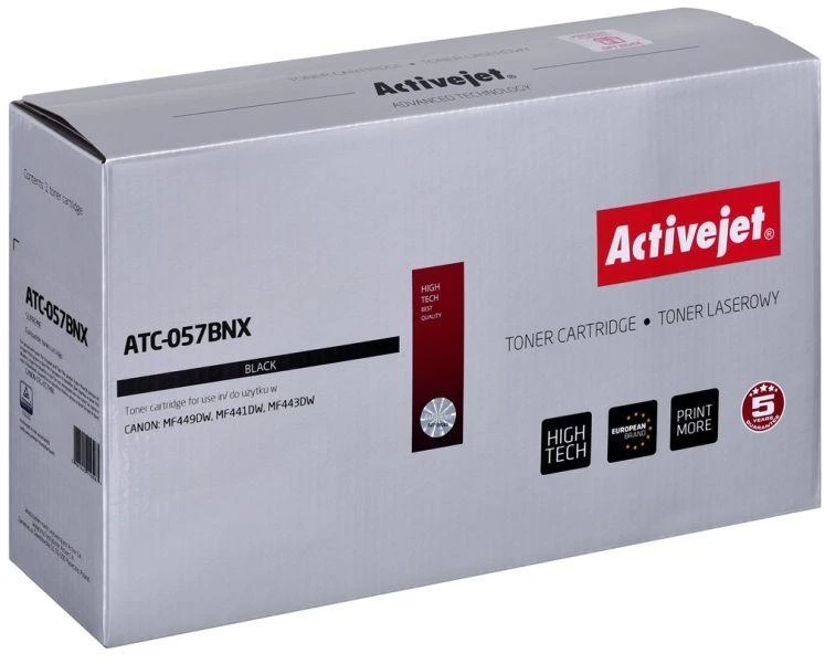 Tonerio Kasetė - Activejet ATC-057BNX Didelio Išeigos 10000 Puslapių Juoda