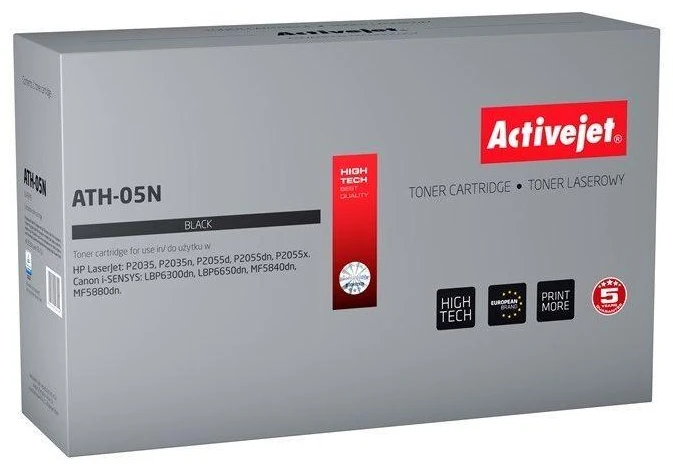 Tonerio Kasetė - Activejet ATH-05N (pakaitalas HP 05A CE505A, Canon CRG-719 3500 puslapių Juodas)