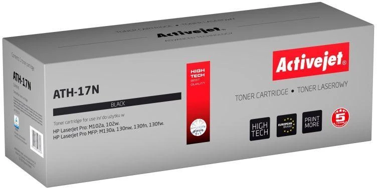 Toneris Activejet ATH-17N (pakaitinis HP 17A CF217A, Supreme, 1600 psl., juodas)