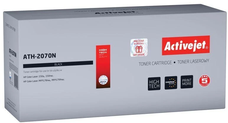 Tonerio Kasetė - Activejet ATH-2070N 1000 puslapių Juoda
