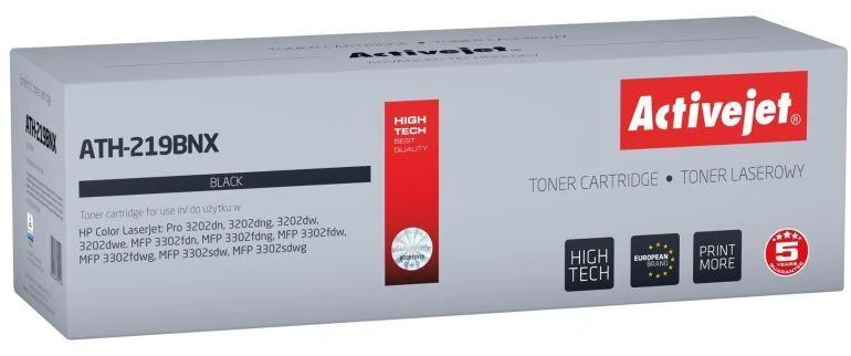 Activejet ATH-219BNX Toneris for HP spausdintuvas, replacement HP 219X W2190X; Supreme; 3200 pages; juodas, with chip