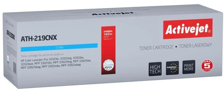 Activejet ATH-219CNX Toneris for HP spausdintuvas, replacement HP 219X W2191X; Supreme; 2500 pages; mėlynas, with chip