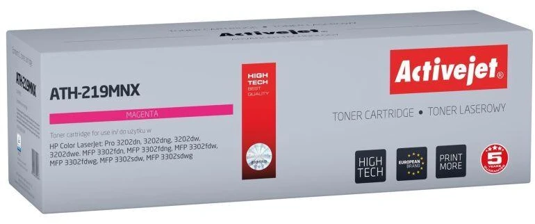 Activejet ATH-219MNX Toneris for HP spausdintuvas, replacement HP 219X W2193X; Supreme; 2500 pages; magenta, with chip