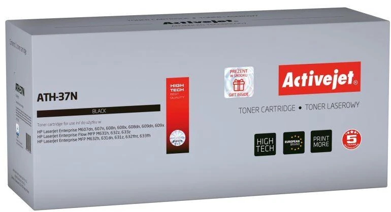 Tonerio Kasetė - Activejet ATH-37N, Juoda