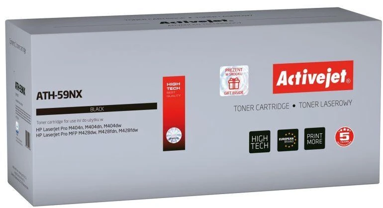 ActiveJet TONERIS HP lazeriniam spausdintuvui (59X CF259X) juodas su