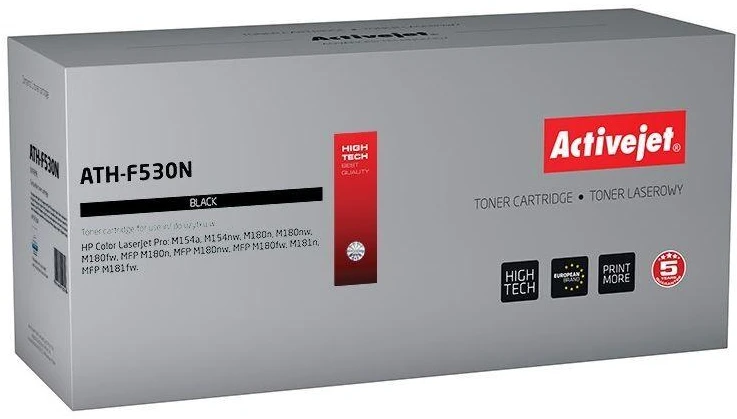 Toneris Activejet ATH-F530N (pakaitinis HP 205A CF530A, Supreme, 1100 puslapių, juodas)