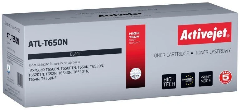 ActiveJet Tonerio Kasetė - Lexmark ATL-T650N, Juoda