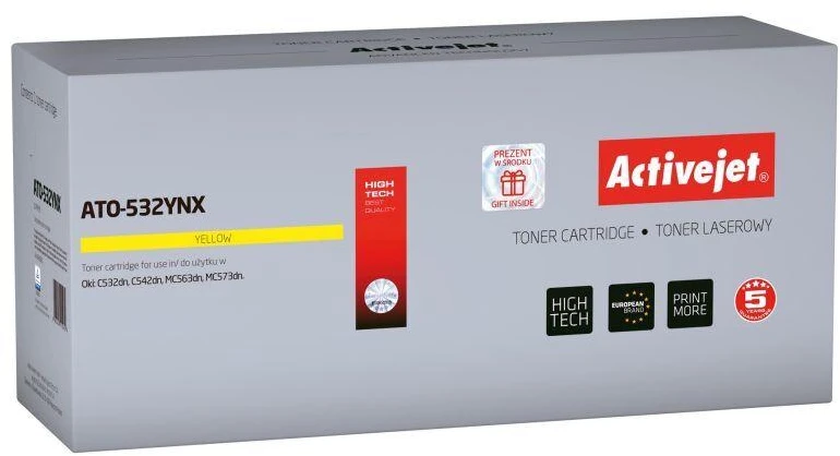 Tonerio Kasetė - Activejet ATO-532YNX Geltona 6000 Puslapių