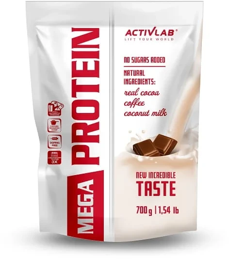 Activlab Mega Protein Baltymu Preparatas 700 g - Kavos Skonis