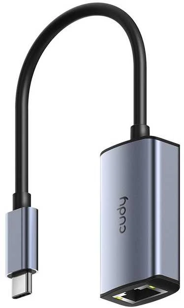 CUDY UE10C tinklo adapteris su USB-C laidu
