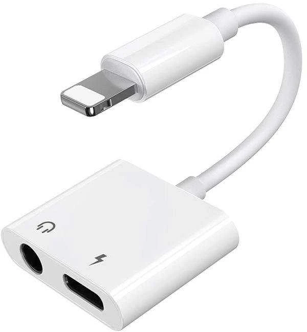 Garso adapteris 3.5 mm Joyroom S-Y104 (baltas)