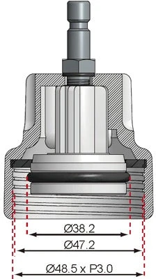 ADAPTERIS NR. 18, SKIRTAS BGS 8027, 8098 | VW (8027-18)