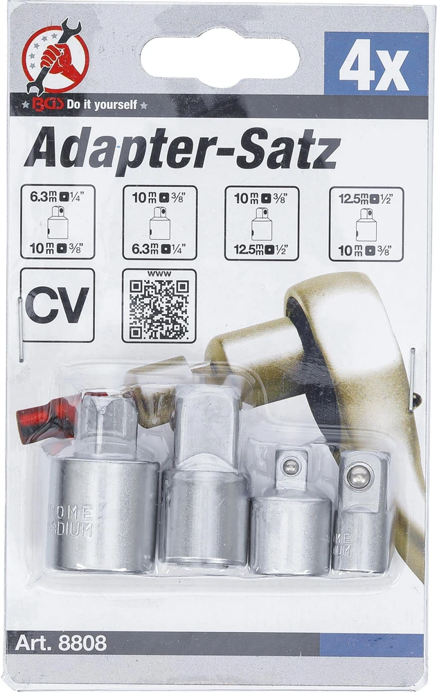 ADAPTERIŲ RINKINYS | 4 VNT. (8808)