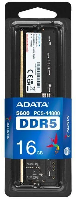 ADATA Premier 16 GB atminties modulis, 1 x 16 GB DDR5, 288 kontaktų DIMM