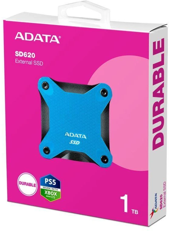 Ausinės ADATA SSD SD620 1TB MĖLYNAS