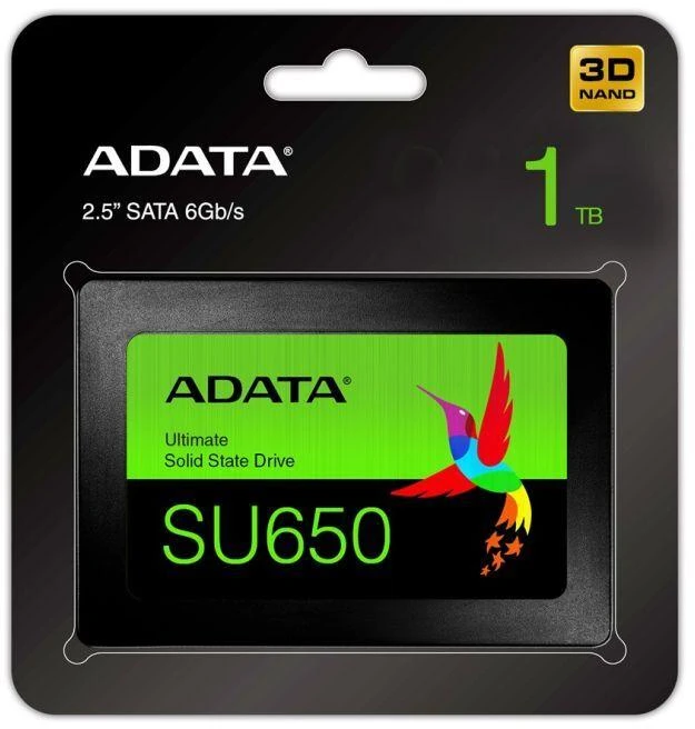 Ausinės ADATA Ultimate SU650 1 TB 2,5" SATA III SSD kaupiklis