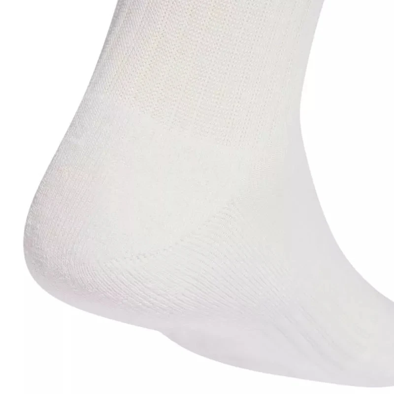 Adidas 3 Dryžuotos Sustiprintos Sportinės Kojinės, 3 poros, baltos ir juodos JZ0532