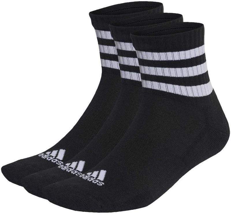 adidas 3-Stripes Cushioned Sportswear Mid-Cut kojinės, 3 poros IC1317