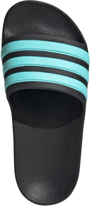 Adidas Adilette Aqua Slides vaikiškos šlepetės juodos ir mėlynos JS2497