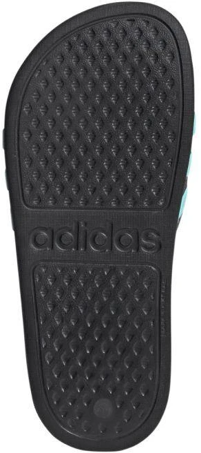 Adidas Adilette Aqua Slides vaikiškos šlepetės juodos ir mėlynos JS2497