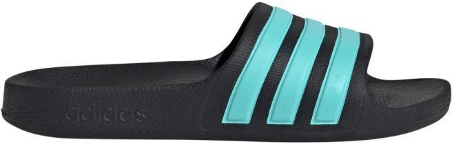 Adidas Adilette Aqua Slides vaikiškos šlepetės juodos ir mėlynos JS2497