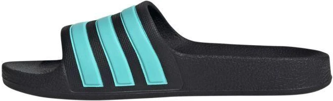 Adidas Adilette Aqua Slides vaikiškos šlepetės juodos ir mėlynos JS2497