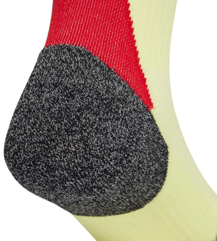 Adidas AdiSocks 25 geltonai-raudonos futbolo kojinės JM3663