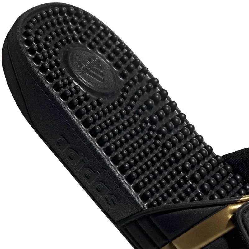 Adidas Adissage šlepetės, juodos ir auksinės
